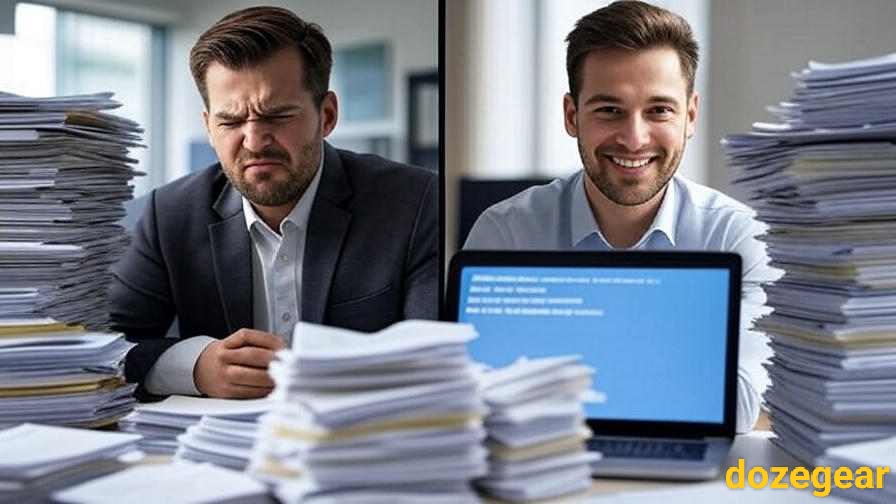 Before and after using an AI to summarize research papers saving time