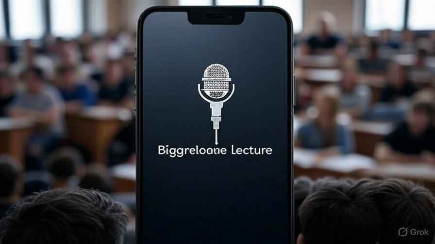 AI tool that converts lecture audio to notes in real-time
