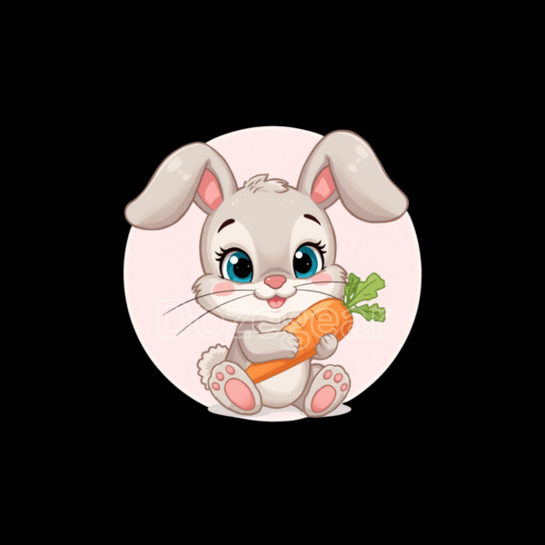 cute baby animal clipart bundle | 10 transparent png images | kids nursery art | cartoon animal stickers | digital download