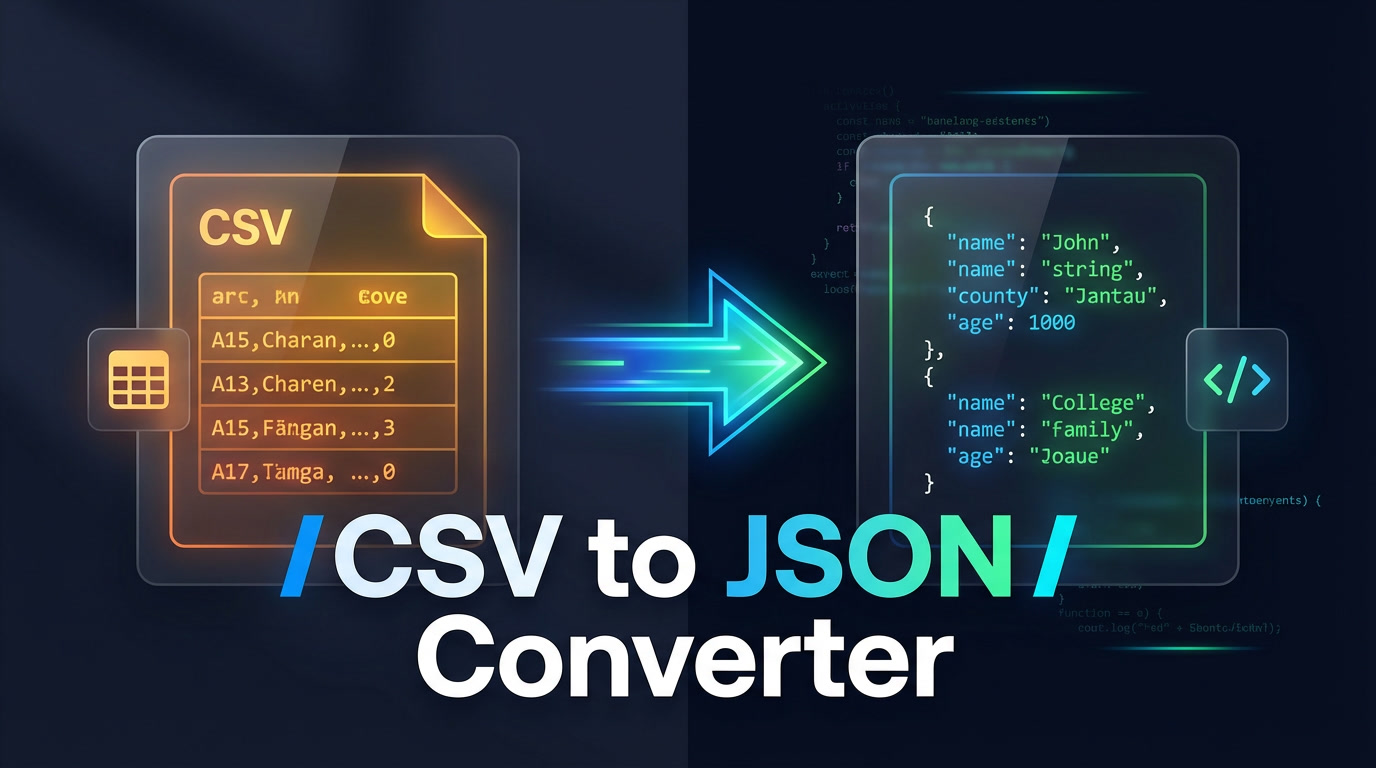 CSV to JSON Converter – Convert CSV Data to JSON Online | DozeGear